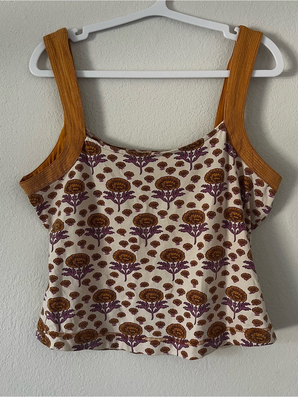 Maeve Anthropologie Floral Tank Sz M